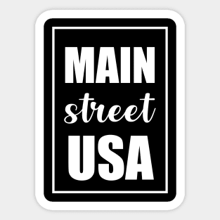 Main Street USA Sticker